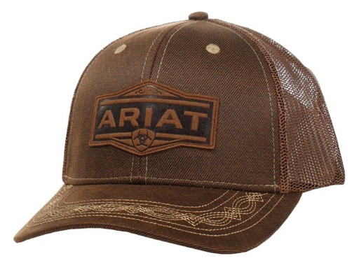 [A300062902] Gorra Ariat Vintage Loco Color Café