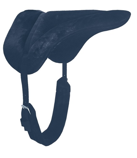 [3443-NV] Mantillón Para Montar a Pelo de Fleece Color Azul Marino