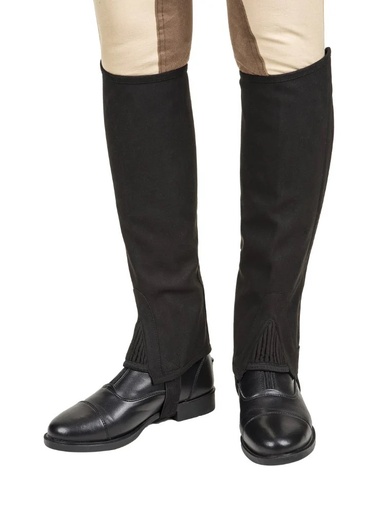 Polaina Lettia de Suede Para Adultos Color Negro
