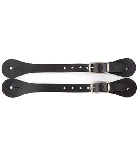 [10765-MEN] Cincho Para Espuela Texana Color Negro (Par) Extendible 7" a 10-1/4".