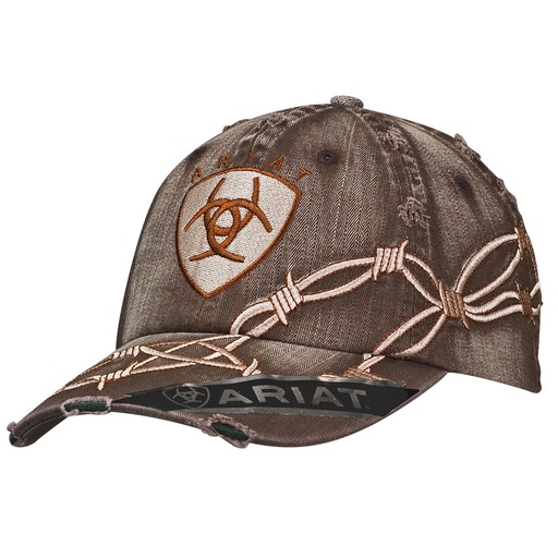 [1509802] Gorra Ariat Alambre Espigado Color Café