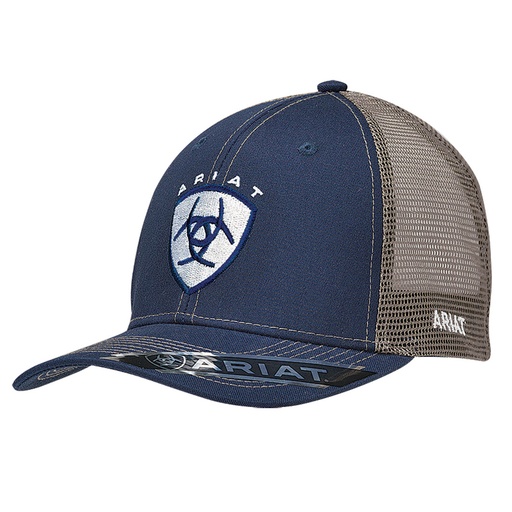 [1595303] Gorra Ariat Color Azul Marino/Blanco/Beige