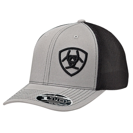[1597706] Gorra Ariat Mens Flexfit 110 Color Gris/Negro