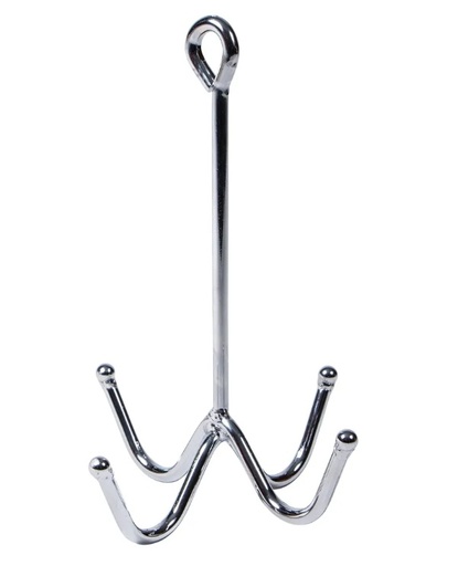 [KJ 41082 CHM] Rack de 4 Puntas Para Colgar Cabezadas