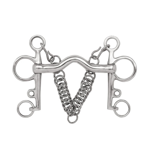 [210131351250] Freno Pelham Barra con Arco Talla 12.5 cm