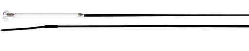 [1541-39] Fusta Para Adiestramiento Mango Blanco 39"
