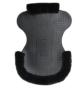 [1001082-16-STD] Gel Pad TuffRider Eco Sheepskin Color Negro