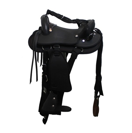 [710847-3] Montura Mesacé Tronadorsito Color Negro Talla 12"