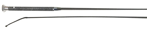 [3576-39] Fusta Bling de 39". Mango Moldeado con Cristales Incrustados