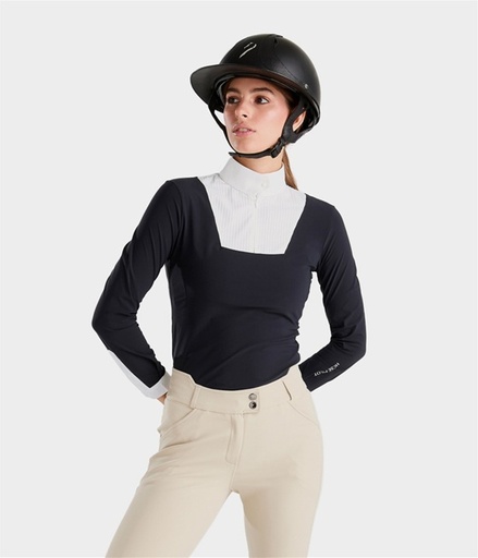 Blusa Horse Pilot Aeris Manga Larga Para Dama