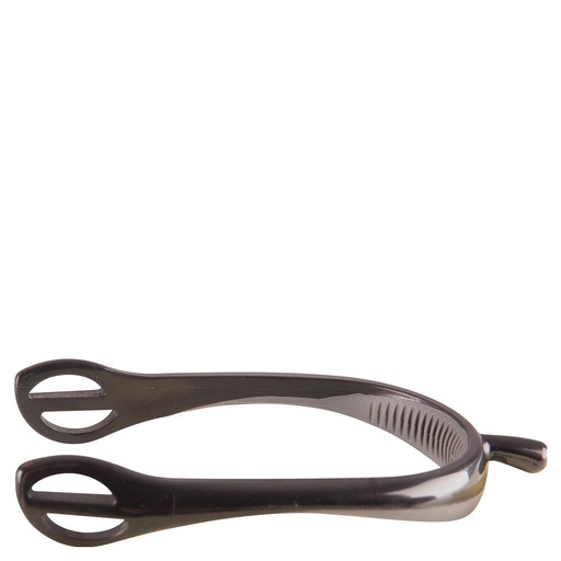 [483921M032000] Acicate Metalab Punta Recta Con Protector de Hule Antideslizante Color Negro/Gris