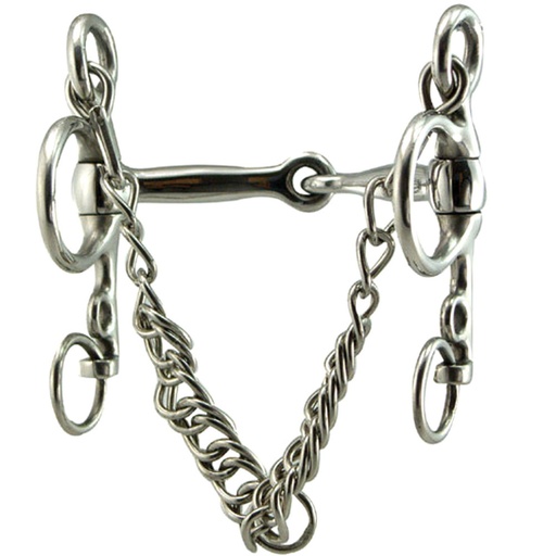 [237041] Freno Pelham Tom Thumb Con Patas de 4" Talla 5 1/4"