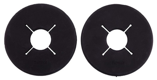 [259942B001850] Rodajas de Hule Ranuradas Premiere Color Negro