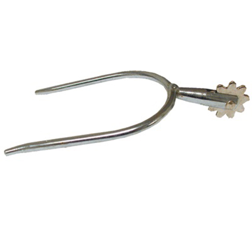 [240903] Acicate de Acero Inoxidable Para Hombre de 1 1/2" Con Estrella de Bronce