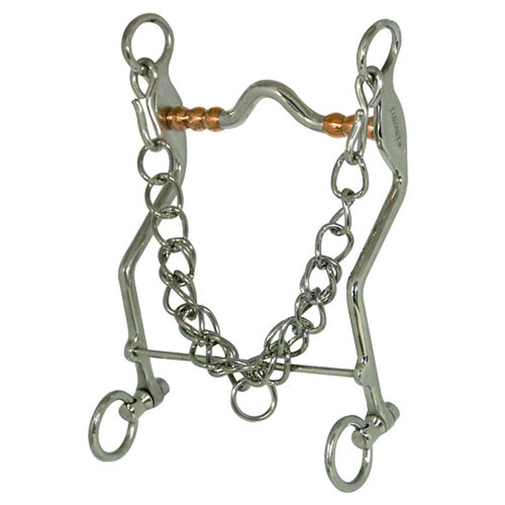 Freno Fino para Caballo de Acero Inoxidable WD-1140