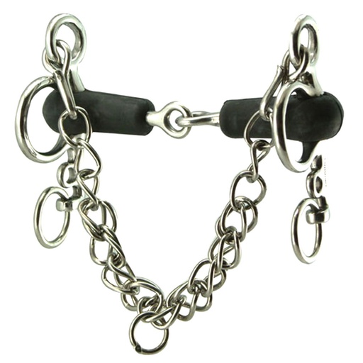 [211718] Freno Pelham Tom Thumb de Hule Talla 5" Con Patas de 4"