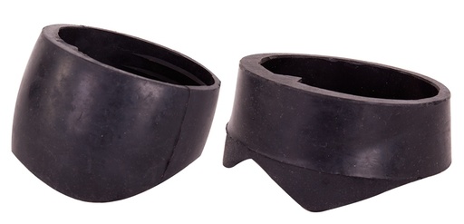 Media Campana de Hule Color Negro